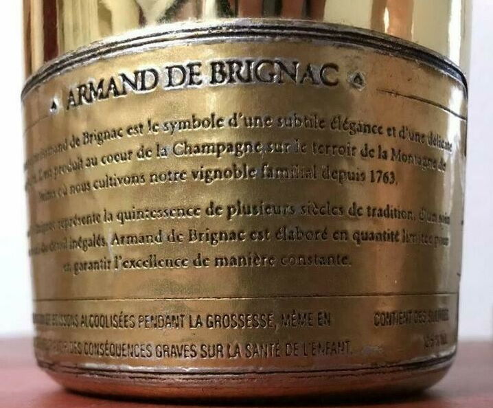 Armand de Brignac Brut Gold – Castle Wines
