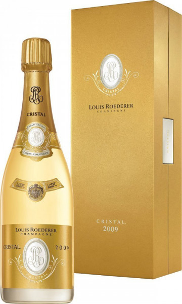 荣德勒Louis Cristal Brut Champagne 2009年香槟0,75L礼品包装