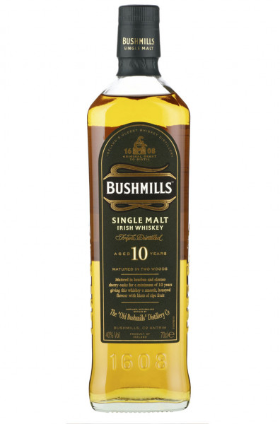 布什米尔斯10年纯麦芽爱尔兰威士忌